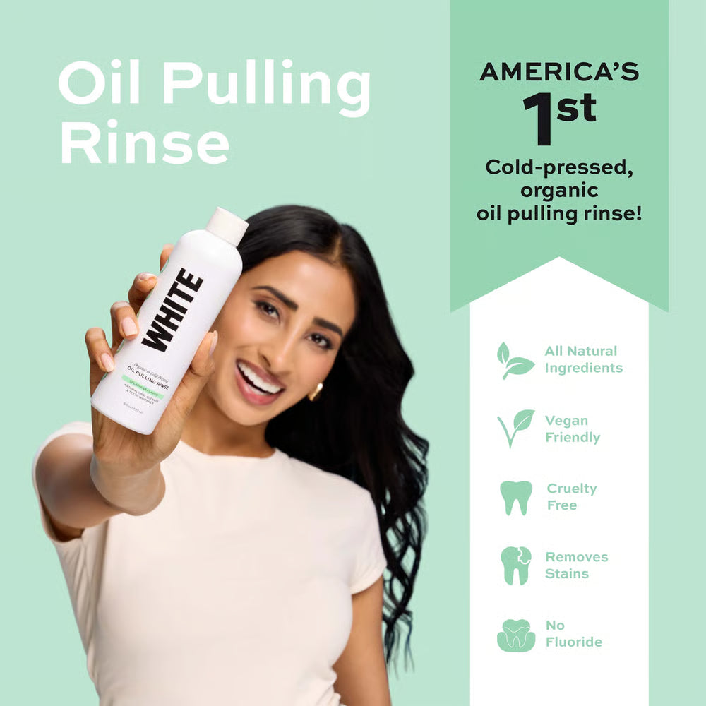 Oil Pulling Rinse, Spearmint & Coconut
