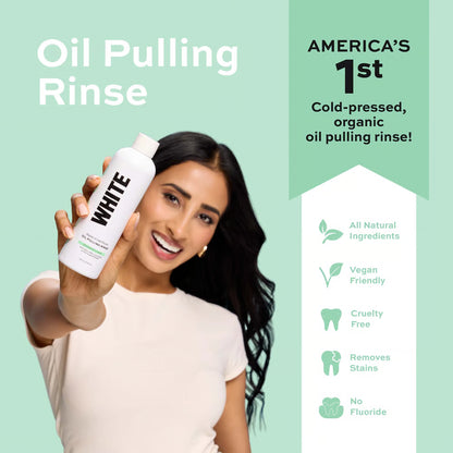 Oil Pulling Rinse, Spearmint & Coconut