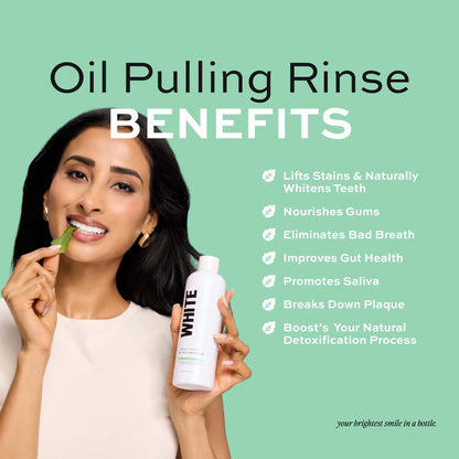 Oil Pulling Rinse, Spearmint & Coconut
