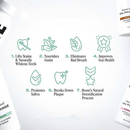 Oil Pulling Rinse, Spearmint & Coconut