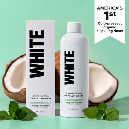 Oil Pulling Rinse, Spearmint & Coconut