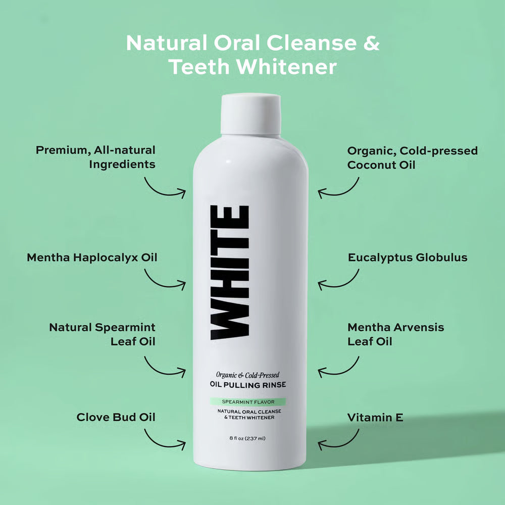 Oil Pulling Rinse, Spearmint & Coconut